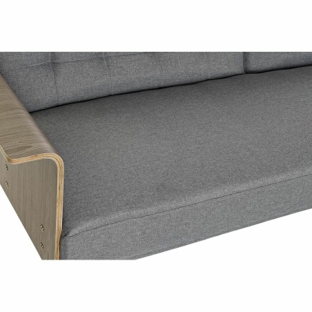 Slaapbank DKD Home Decor Bruin Grijs Metaal Stads 203 x 87 x 81 cm