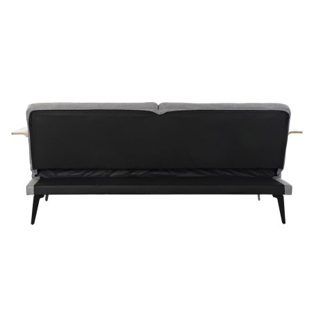 Slaapbank DKD Home Decor Bruin Grijs Metaal Stads 203 x 87 x 81 cm