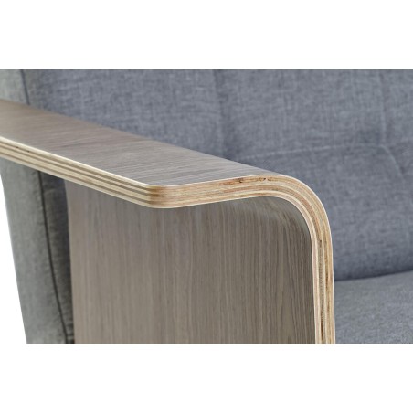 Divano Letto DKD Home Decor Marrone Grigio Metallo Città 203 x 87 x 8