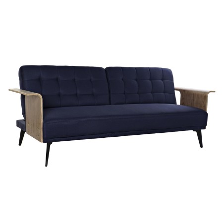 Sofá Cama DKD Home Decor Azul Marrón Negro Metal Moderno Urbano 203