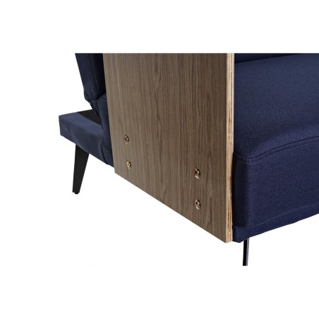 Canapé Convertible DKD Home Decor Bleu Marron Noir Métal Moderne Urb