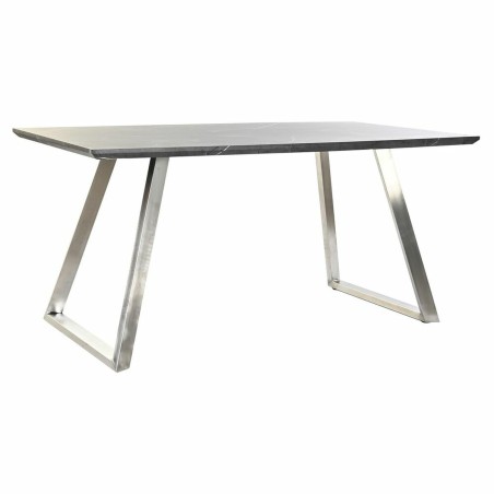 Tavolo da Pranzo DKD Home Decor Nero Acciaio Legno MDF 160 x 90 x 76 c