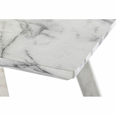 Table de Salle à Manger DKD Home Decor Acier Blanc 160 x 90 x 76 cm B