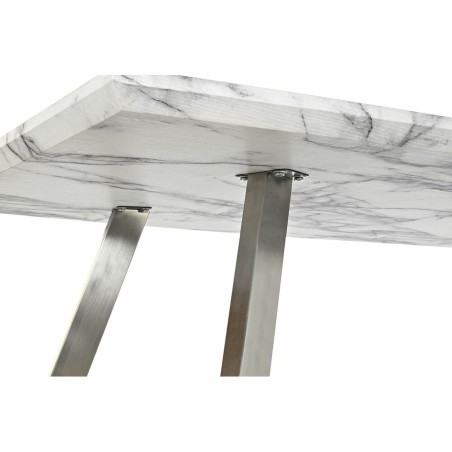 Table de Salle à Manger DKD Home Decor Acier Blanc 160 x 90 x 76 cm B