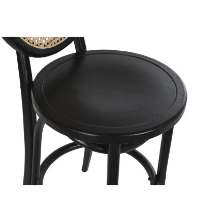 Sgabello DKD Home Decor 43 x 43 x 108 cm Nero 2