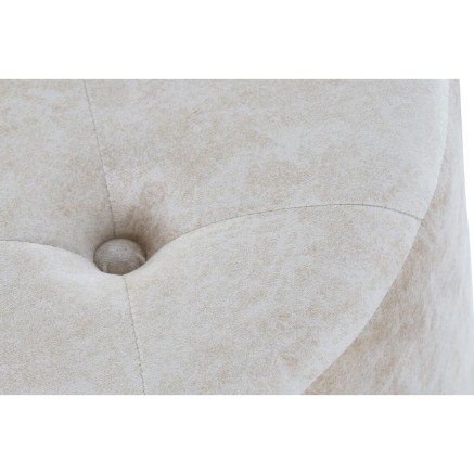 Repose-pied DKD Home Decor Beige Doré Métal Polyester (63 x 63 x 42 2