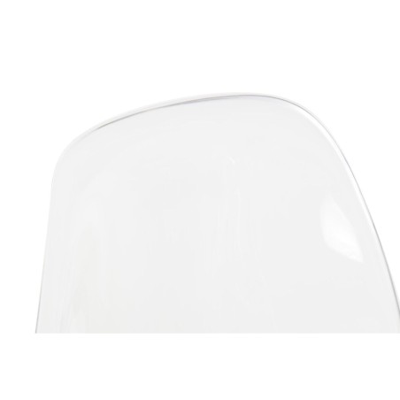 Chaise de Salle à Manger DKD Home Decor Blanc Transparent Naturel Boi