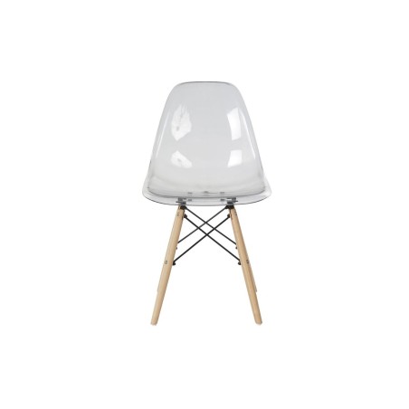 Sedia DKD Home Decor Trasparente Naturale PVC Betulla 50 x 46 x 83,5 c