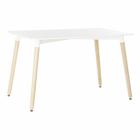 Mesa de Comedor DKD Home Decor Blanco Abedul Madera MDF 120 x 80 x 74