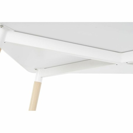 Dining Table DKD Home Decor White Birch MDF Wood 120 x 80 x 74 cm