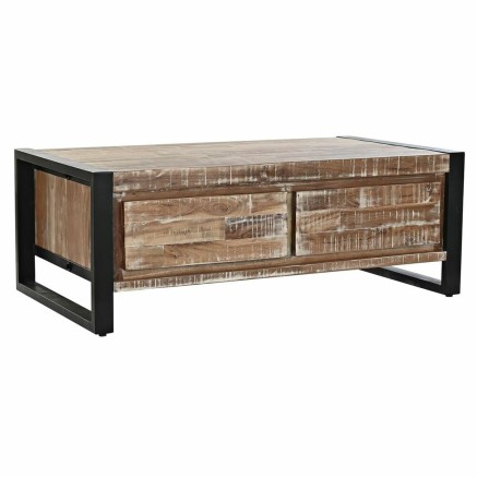 Table Basse DKD Home Decor Métal Acacia (110 x 60 x 40 cm) 2