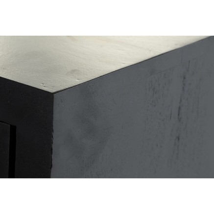 Aparador DKD Home Decor Negro Ratán Madera de mango 160 x 40 x 90 cm 2
