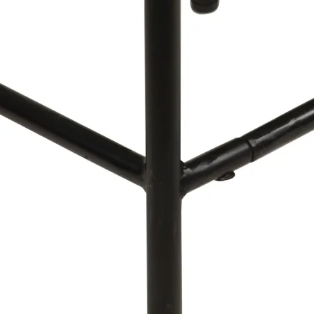 Chaises de bar lot de 2 bois de récupération solide