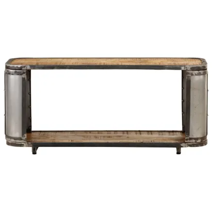 Meuble TV 90x30x40 cm Bois de manguier massif 2