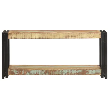 Meuble TV 90x30x40 cm Bois de récupération massif 2