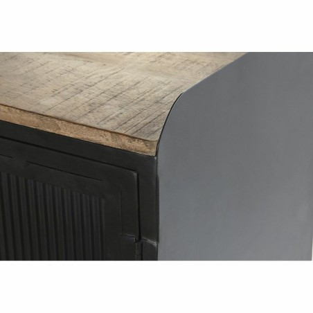 Dressoir DKD Home Decor  Zwart Gouden Natuurlijk Metaal Mangohout 145