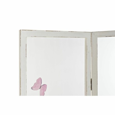 Kamerscherm DKD Home Decor Tropisch Transparant Hout MDF 150 x 2 x 180