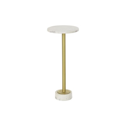 Bijzettafel DKD Home Decor Gouden Metaal Marmer 27 x 27 x 62 cm