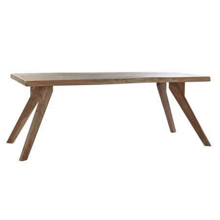 Table de Salle à Manger DKD Home Decor Marron Naturel Bois Bois d'aca