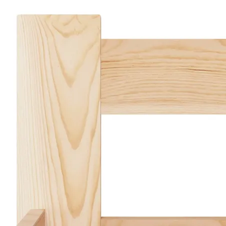 Cadre de lit sans matelas bois massif de pin 160x200 cm
