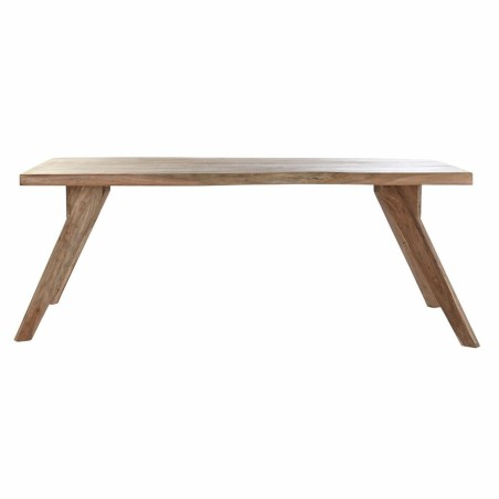 Table de Salle à Manger DKD Home Decor Marron Naturel Bois Bois d'aca