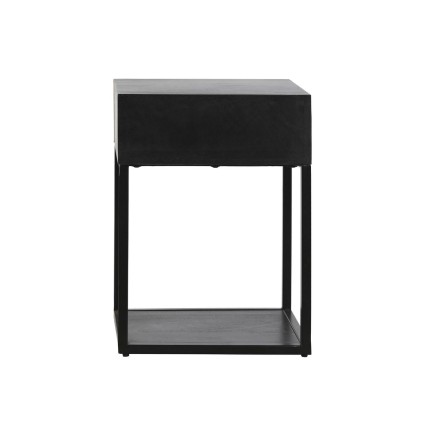 Nightstand DKD Home Decor Golden 35 x 40 x 55 cm Black Metal Wood 2