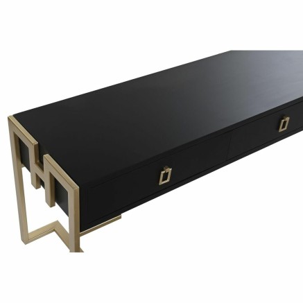 Hoofdtafel DKD Home Decor 150 x 36 x 48 cm Metaal Hout Aluminium 2