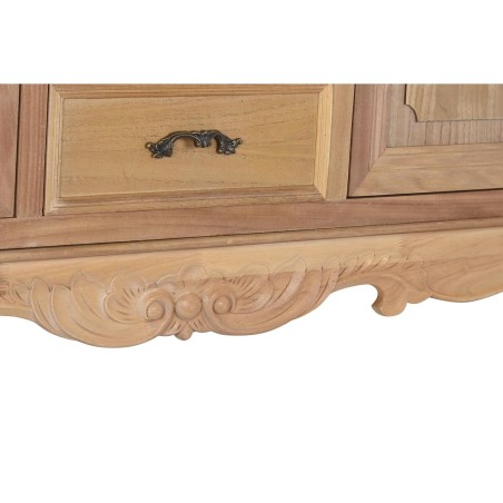 Kast DKD Home Decor Natuurlijk 124,5 x 39 x 201,8 cm Spar Aluminium Ho