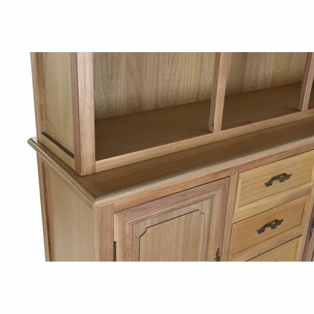 Credenza DKD Home Decor Naturale 124,5 x 39 x 201,8 cm Abete Alluminio