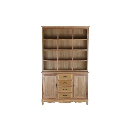 Kast DKD Home Decor Natuurlijk 124,5 x 39 x 201,8 cm Spar Aluminium Ho