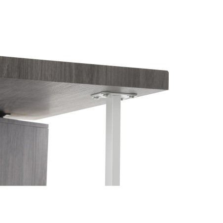Scrivania DKD Home Decor Naturale Grigio Metallo MDF (150 x 120 x 75 c