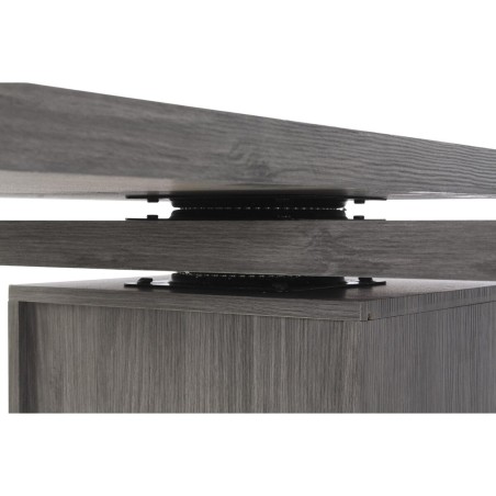 Scrivania DKD Home Decor Naturale Grigio Metallo MDF (150 x 120 x 75 c