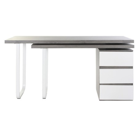 Escritorio DKD Home Decor Natural Gris Metal MDF (150 x 120 x 75 cm)
