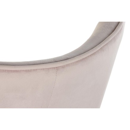 Armstoel DKD Home Decor Roze Polyester Hout 67 x 69 x 96 cm 75 x 69 x 2