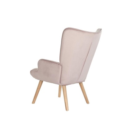 Butaca DKD Home Decor Rosa Poliéster Madera 67 x 69 x 96 cm 75 x 69 x