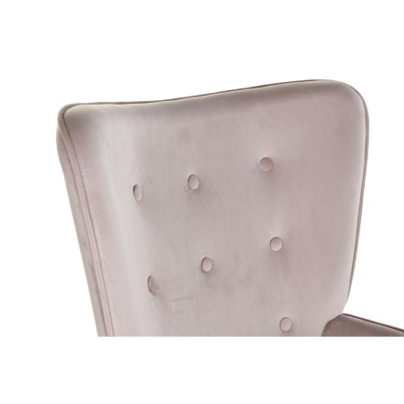 Butaca DKD Home Decor Rosa Poliéster Madera 67 x 69 x 96 cm 75 x 69 x