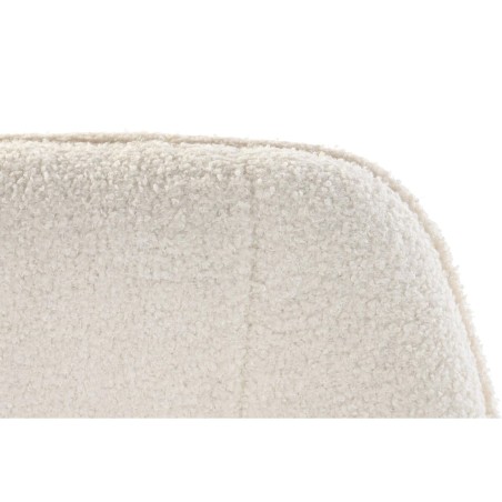 Leunstoel DKD Home Decor Crème Natuurlijk 65 x 75 x 96 cm