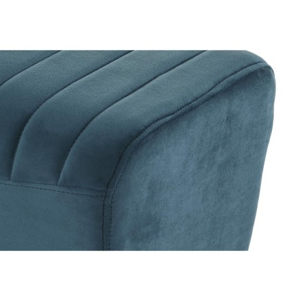 Panca DKD Home Decor  90 x 31 x 47 cm Metallo Turchese 2
