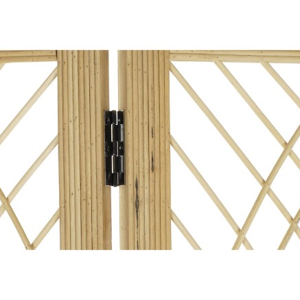 Folding screen DKD Home Decor 136 x 2,5 x 180 cm Metal Bamboo 30 x 40 2