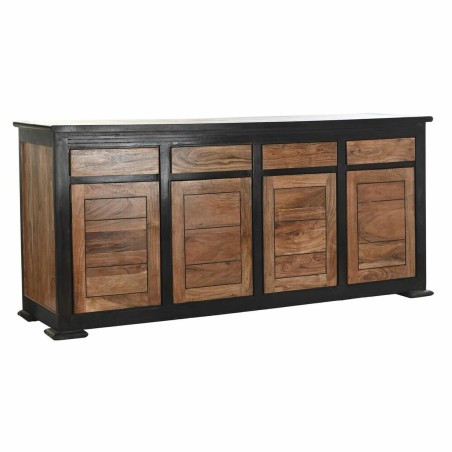 Dressoir DKD Home Decor Zwart Natuurlijk Acacia 200 x 45 x 86 cm