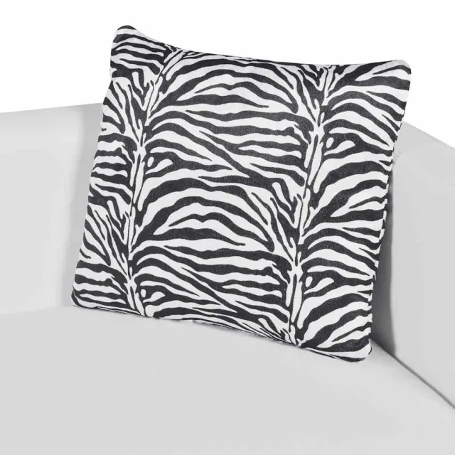 Fauteuil blanc similicuir