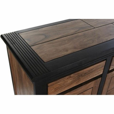 Dressoir DKD Home Decor Zwart Natuurlijk Acacia 200 x 45 x 86 cm