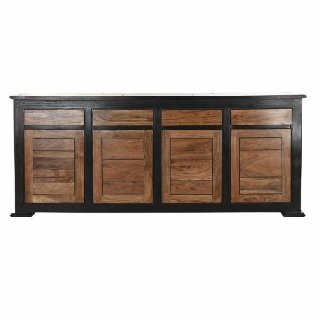 Dressoir DKD Home Decor Zwart Natuurlijk Acacia 200 x 45 x 86 cm