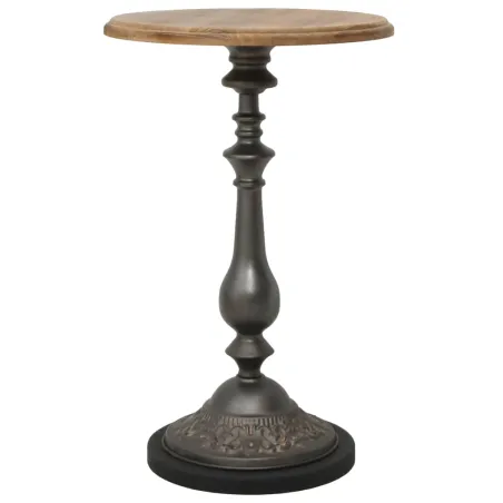 Table d'appoint Bois de sapin massif 40 x 64 cm Marron