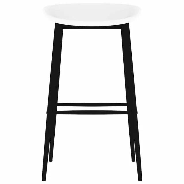 Chaises de bar lot de 2 blanc
