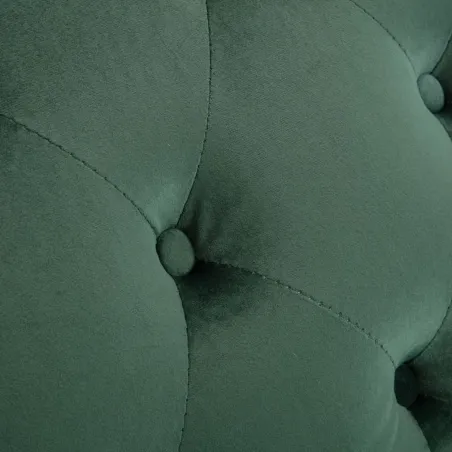 Chaise longue Velours Vert