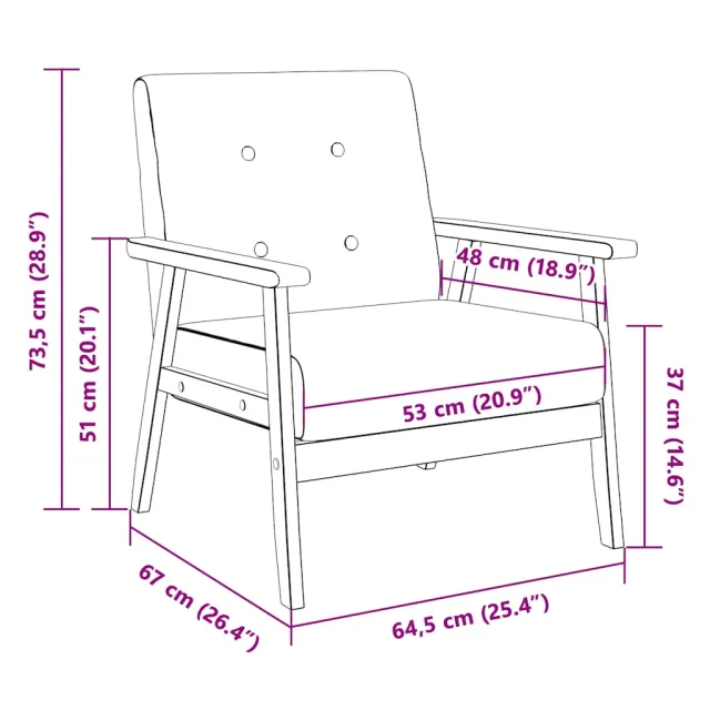 Fauteuil noir similicuir
