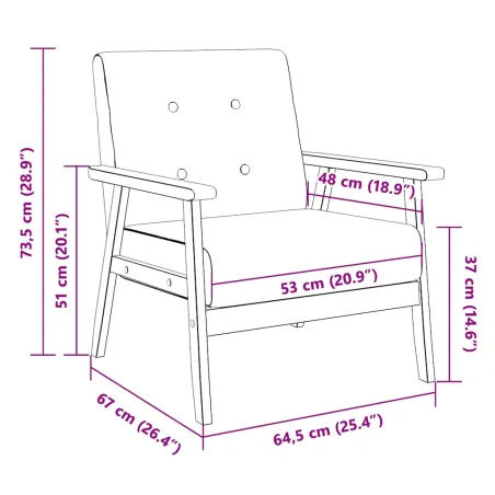 Fauteuil noir similicuir