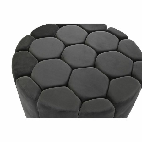 Voetensteun DKD Home Decor Grijs 30 % Polyester (85 x 85 x 48 cm)