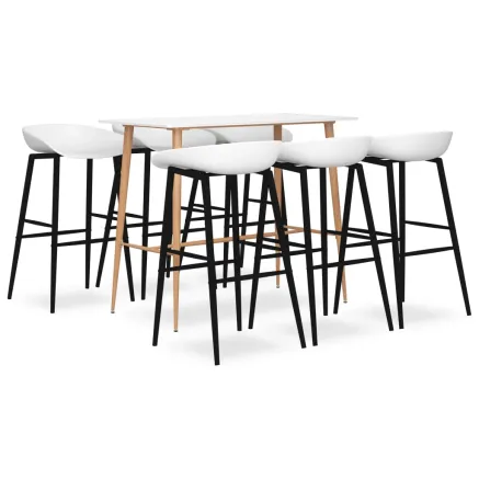 Ensemble de bar 7 pcs Blanc